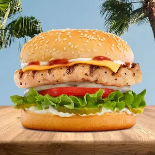 Famous Grilled Chicken Burger