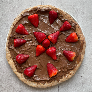 Pizza Morango e Nutella