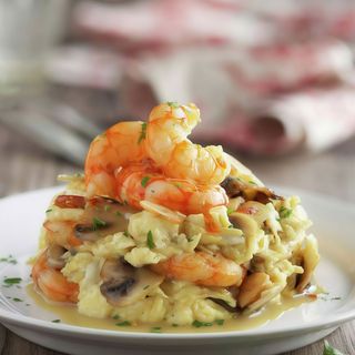 34. Huevos Revueltos con jamón