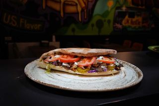 Donner kebab vită (Halal)