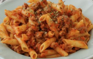 Macarrones a la boloñesa