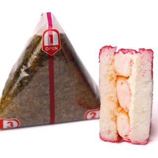 Онігірі з креветками.