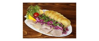 ქაშაყი მოხარშული კარტოფილით