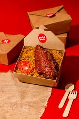 Smokey Jollof Rice and Peppered Turkey