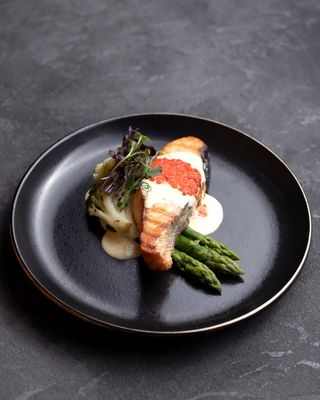 Семга в сливочном соусе