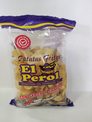 Patatas Fritas El Perol Sabor Jamón (160 G.)