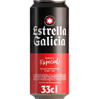 Cerveza Estrella Galicia (330 ml.)