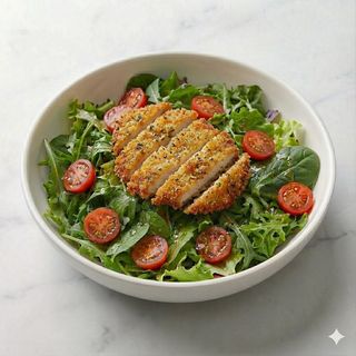 Insalata di pollo panato