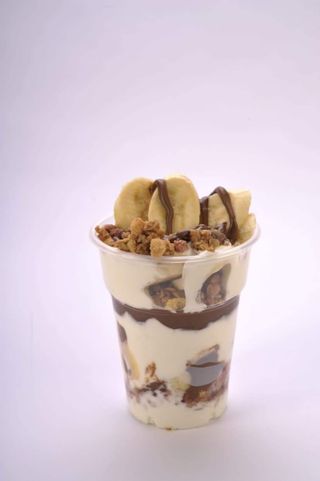 Crunchy parfe banana i čokolada