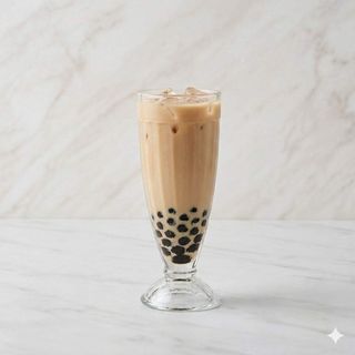Bubble tè al latte classico con boba