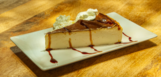 Tarta de queso al horno (porción)