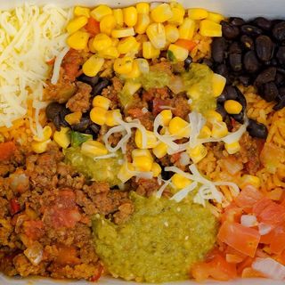 Burrito desnudo de chili con carne