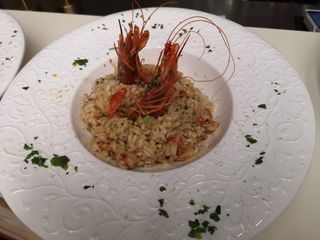 Risotto gamberi e bergamotto