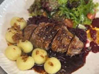 Grillowany filet z piersi kaczki