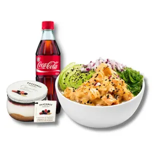 Menú Flamed Salmon Poke