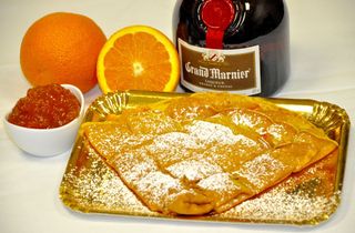 Crepes con arancia e Grand Marnier