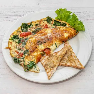 Omlet ze szpinakiem