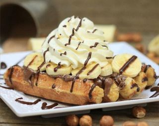 Vafl sa Nutellom i bananom