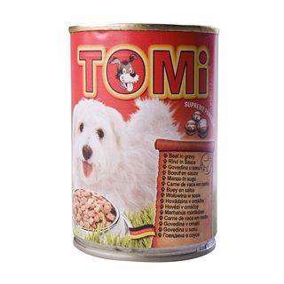 Hrana umeda pentru caini, Tomi, Vita, conserva 400 g