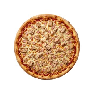 12. Pizza De Atún Y Jamón  (30 Cm.)