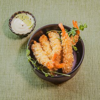 Krewetki w panko z lime mayo (5szt.)