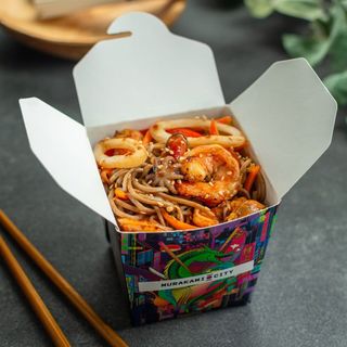 Հնդկաձավարի լափշա ծովամթերքով և բանջարեղենով