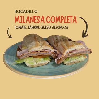 Bocadillo Milanesa Completa