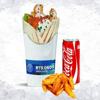 Menu Pita Grec Gambas