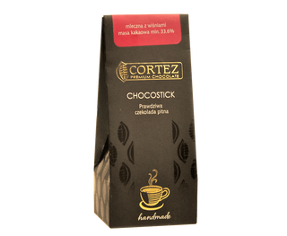 CHOCOSTICK CZEKOLADA MLECZNA Z WIŚNIAMI 40G