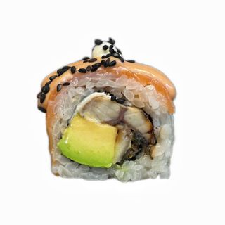Uramaki Flameado Unagui Rollo (8 Uds.)