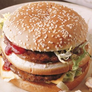 Menù doppio hamburger