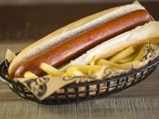 Hot Dog Simple con Patatas