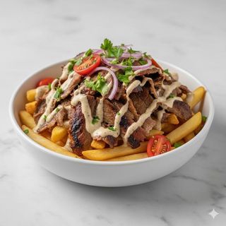 Patatas Con Shawarma