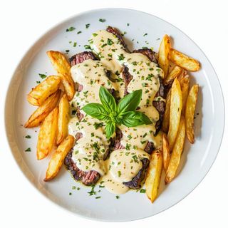 1/2 Ración Raxo Al Queso Con Patatas