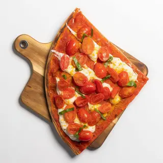 Stracciatella, datterini e bottarga muggine - 1/4 teglia