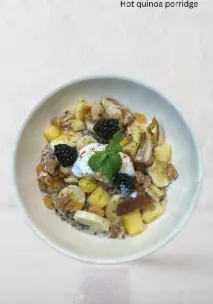 Céréales, Fruits Frais et Yaourt