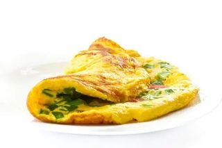 Omelette Fromage Rouge & Batbout