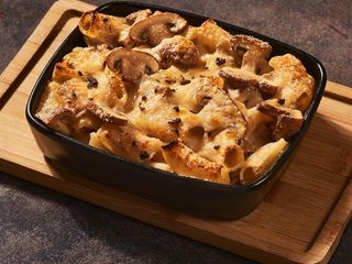 Pasta Funghi e Tartufo al Gratin