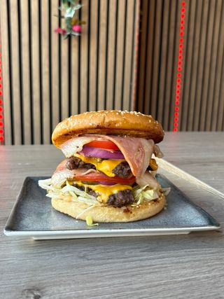 Double cheese & bacon