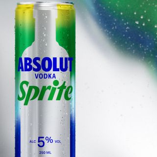 Lata de Absolut Vodka x Sprite