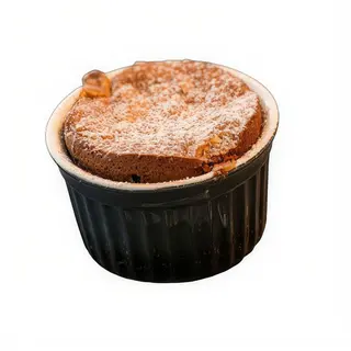 Suflé De Xocolata Amb Gelat De Vainilla