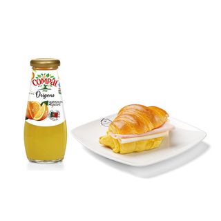 Croissant Misto + Refrigerante ou Compal