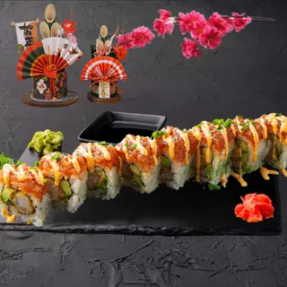 Dragón Roll Atún (8 pzas.)