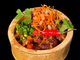 Рис Тяхан з курчам та овочами (280г)