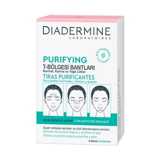 Tiras Faciales Diadermine Purificantes Elimina Puntos Negros Caja 6 Uds