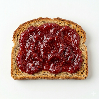Tostada Integral Con Mermelada Casera