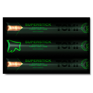 TOMi Superstick м’ясні палички з індичкою та ягням, 1 паличка