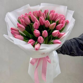 51 рожевий тюльпан 