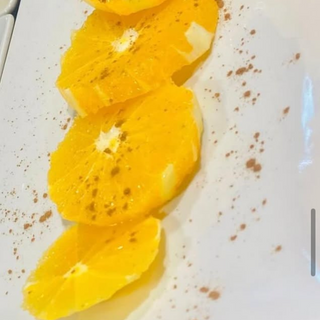 Naranja preparada (porción)