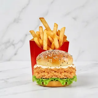 Hamburgers Of Any Flavour and French Fries